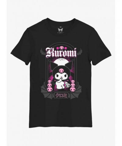 Kuromi Bat Boyfriend Fit Girls T-Shirt $5.98 T-Shirts