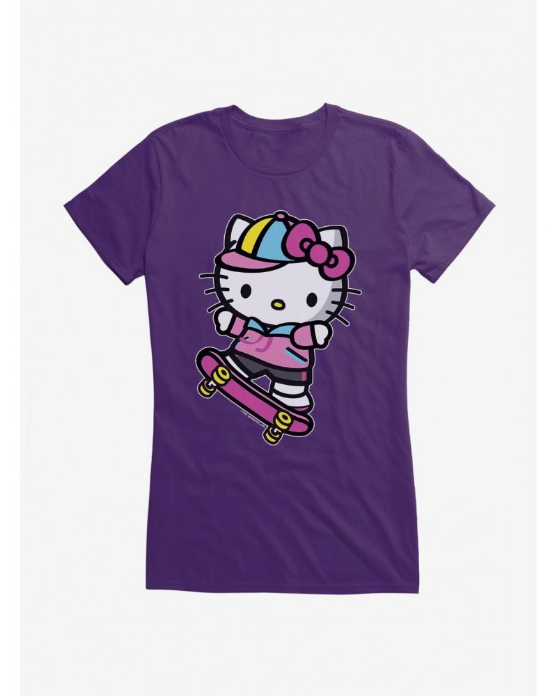 Hello Kitty Skateboard Girls T-Shirt $8.76 T-Shirts