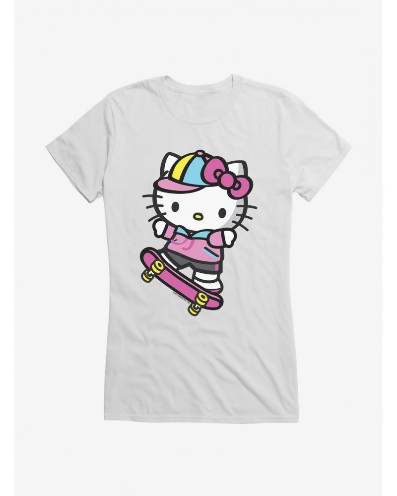 Hello Kitty Skateboard Girls T-Shirt $8.76 T-Shirts