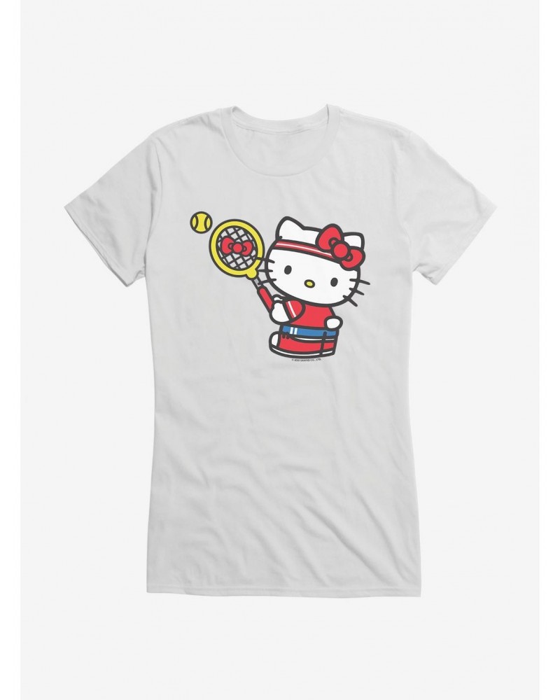 Hello Kitty Tennis Serve Girls T-Shirt $9.76 T-Shirts