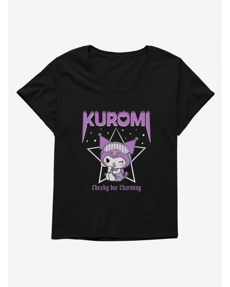 Kuromi Cheeky But Charming Girls T-Shirt Plus Size $9.57 T-Shirts