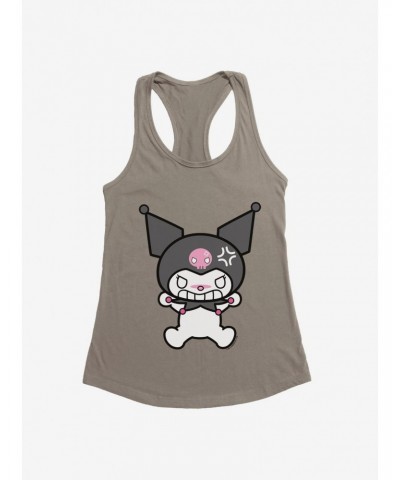 Kuromi Angry Grin Girls Tank $9.56 Tanks