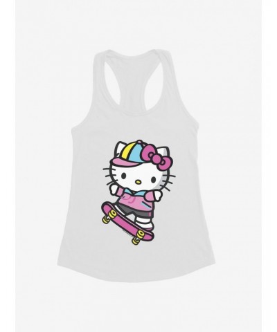 Hello Kitty Skateboard Girls Tank $8.37 Tanks