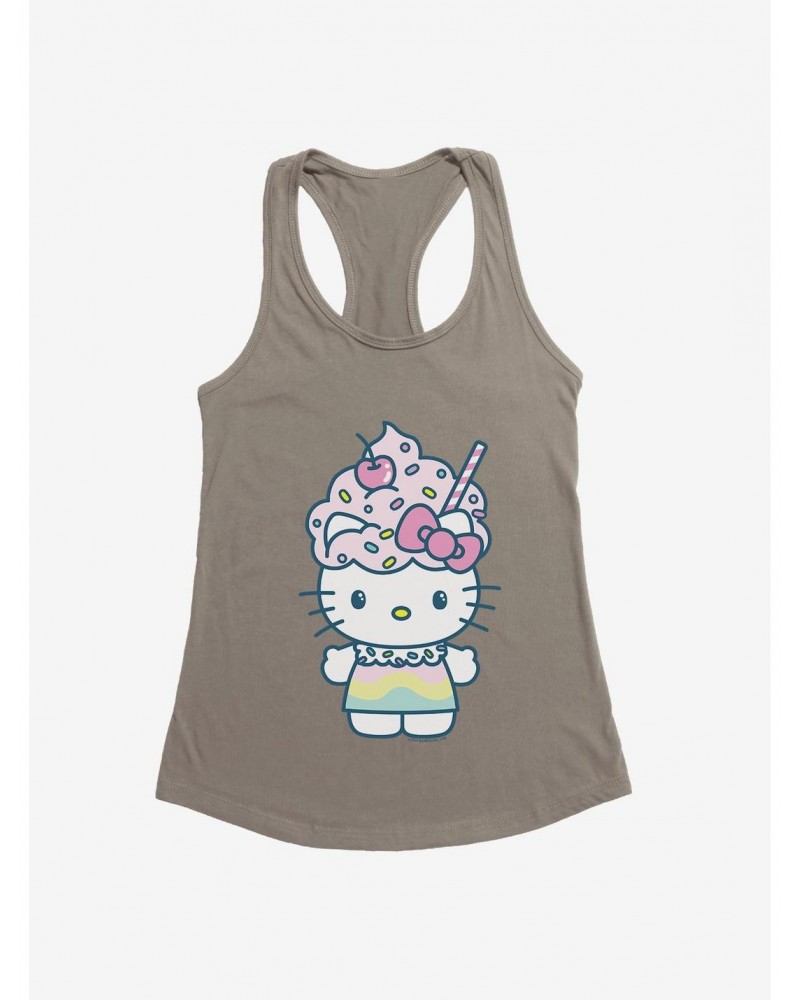 Hello Kitty Kawaii Vacation Milkshake Outfit Girls Tank $7.17 Tanks