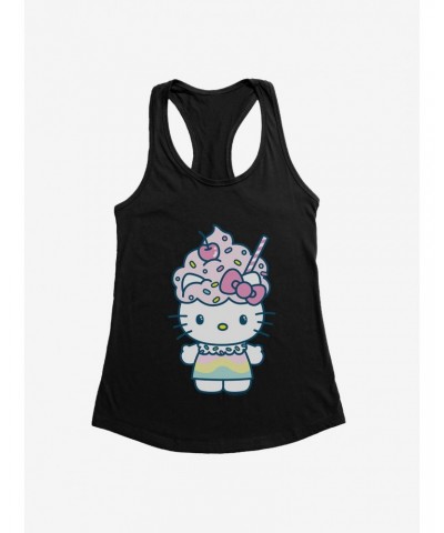 Hello Kitty Kawaii Vacation Milkshake Outfit Girls Tank $7.17 Tanks