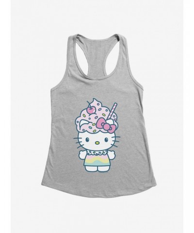 Hello Kitty Kawaii Vacation Milkshake Outfit Girls Tank $7.17 Tanks