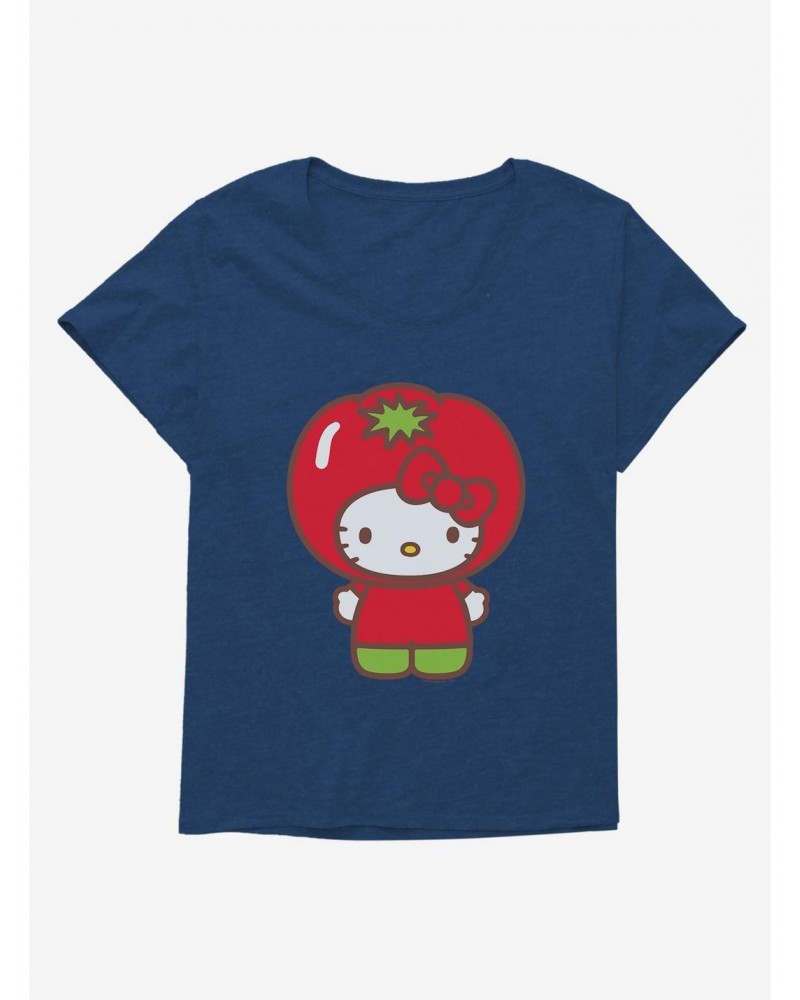 Hello Kitty Five A Day Tomato Day Girls T-Shirt Plus Size $10.87 T-Shirts