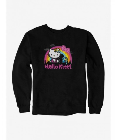 Hello Kitty Rainbow Graffiti Sweatshirt $11.22 Sweatshirts