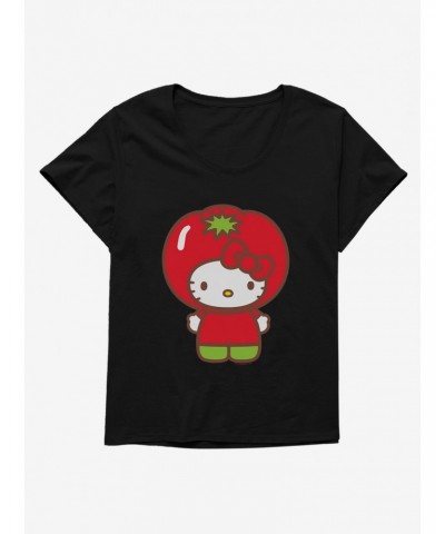 Hello Kitty Five A Day Tomato Day Girls T-Shirt Plus Size $10.87 T-Shirts