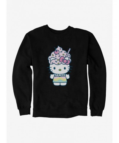 Hello Kitty Kawaii Vacation Milkshake Outfit Sweatshirt $11.22 Sweatshirts