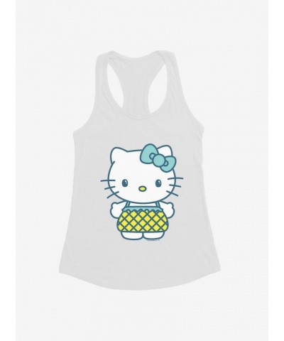 Hello Kitty Kawaii Vacation Pineapple Outfit Girls Tank $8.17 Tanks