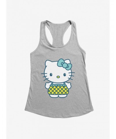 Hello Kitty Kawaii Vacation Pineapple Outfit Girls Tank $8.17 Tanks