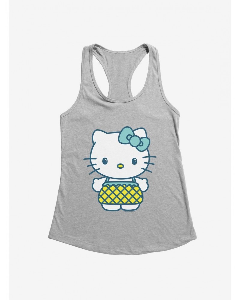 Hello Kitty Kawaii Vacation Pineapple Outfit Girls Tank $8.17 Tanks