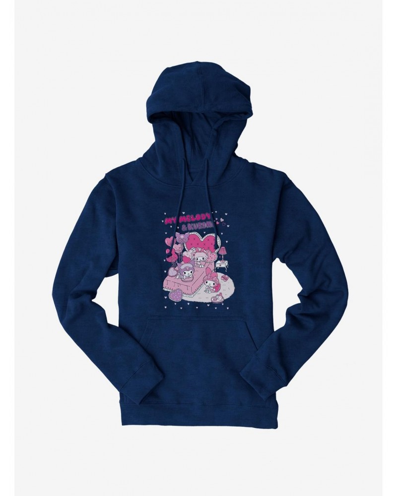 Kuromi My Melody & Kuromi Hoodie $10.78 Hoodies