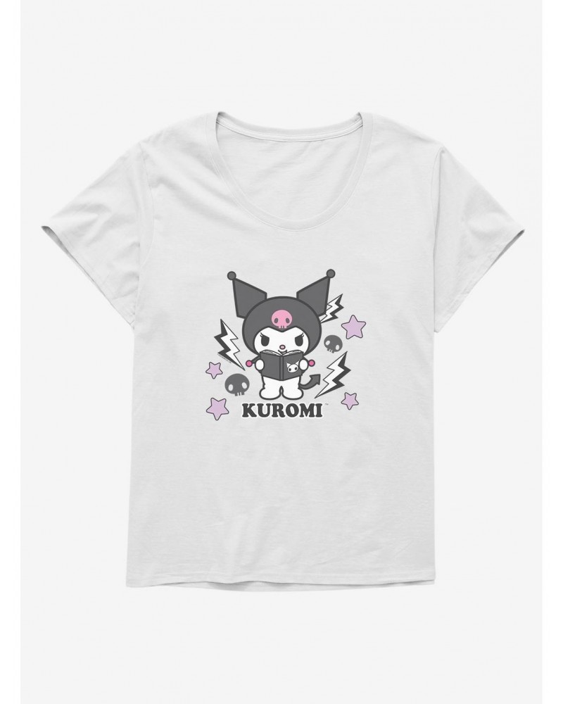 Kuromi Halloween Spells Girls T-Shirt Plus Size $7.65 T-Shirts