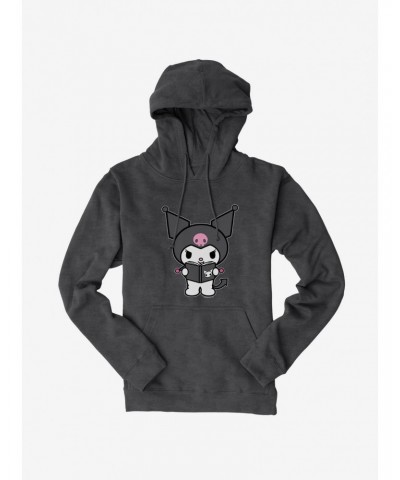 Kuromi Reading Hoodie $12.93 Hoodies