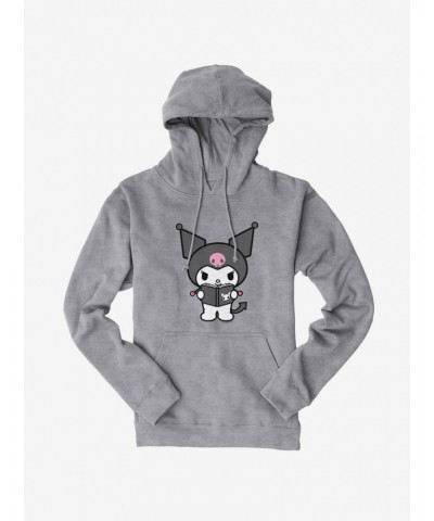 Kuromi Reading Hoodie $12.93 Hoodies