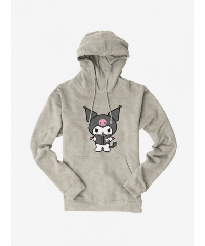 Kuromi Reading Hoodie $12.93 Hoodies