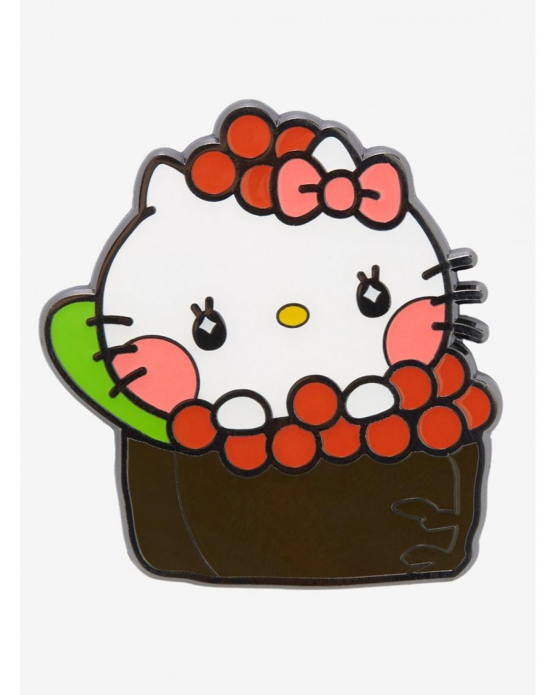 Hello Kitty Sushi Chibi Enamel Pin $3.64 Pins