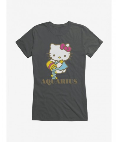 Hello Kitty Star Sign Aquarius Girls T-Shirt $9.16 T-Shirts