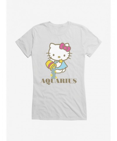 Hello Kitty Star Sign Aquarius Girls T-Shirt $9.16 T-Shirts