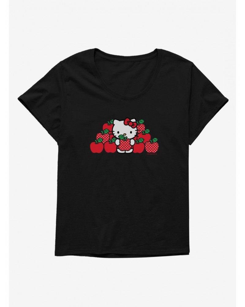 Hello Kitty Apples Girls T-Shirt Plus Size $10.17 T-Shirts