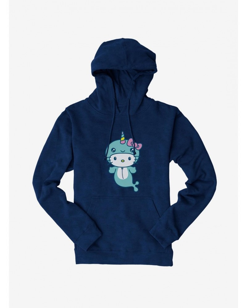 Hello Kitty Kawaii Vacation Narwhal Outfit Hoodie $12.57 Hoodies