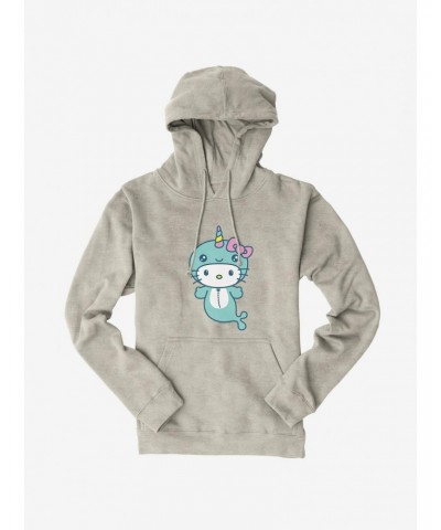 Hello Kitty Kawaii Vacation Narwhal Outfit Hoodie $12.57 Hoodies