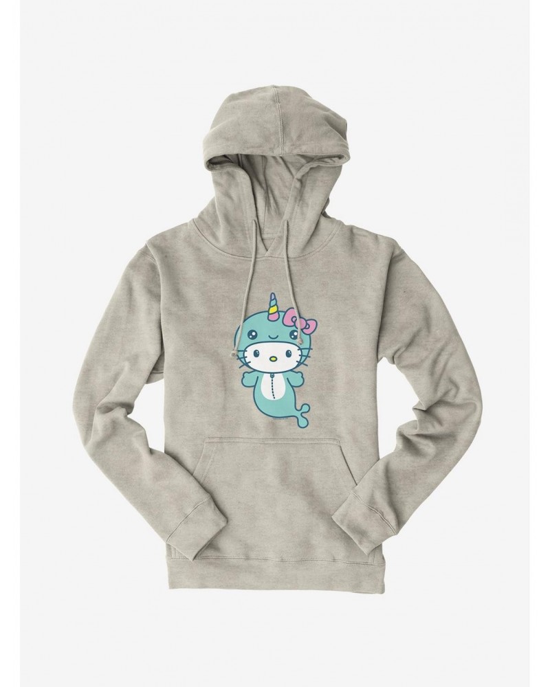 Hello Kitty Kawaii Vacation Narwhal Outfit Hoodie $12.57 Hoodies