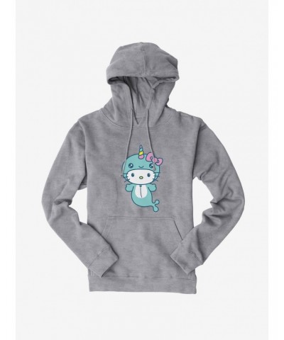 Hello Kitty Kawaii Vacation Narwhal Outfit Hoodie $12.57 Hoodies