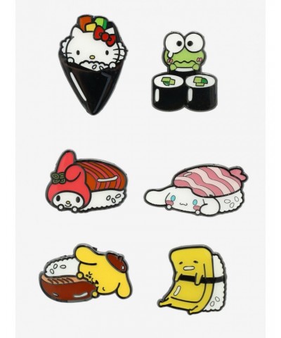 Hello Kitty And Friends Sushi Blind Box Enamel Pin $2.78 Pins