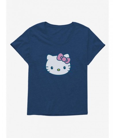 Hello Kitty Kawaii Vacation Eye Sparkle Girls T-Shirt Plus Size $10.52 T-Shirts