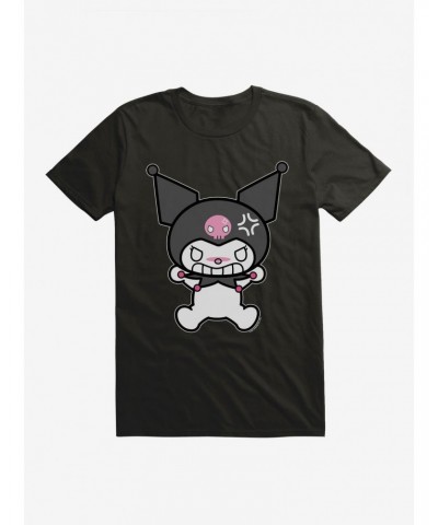 Kuromi Angry Grin T-Shirt $8.22 T-Shirts