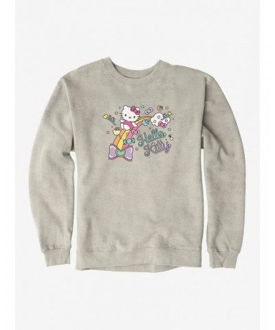 Hello Kitty Sugar Rush Candy Rainbow Sweatshirt $8.86 Sweatshirts