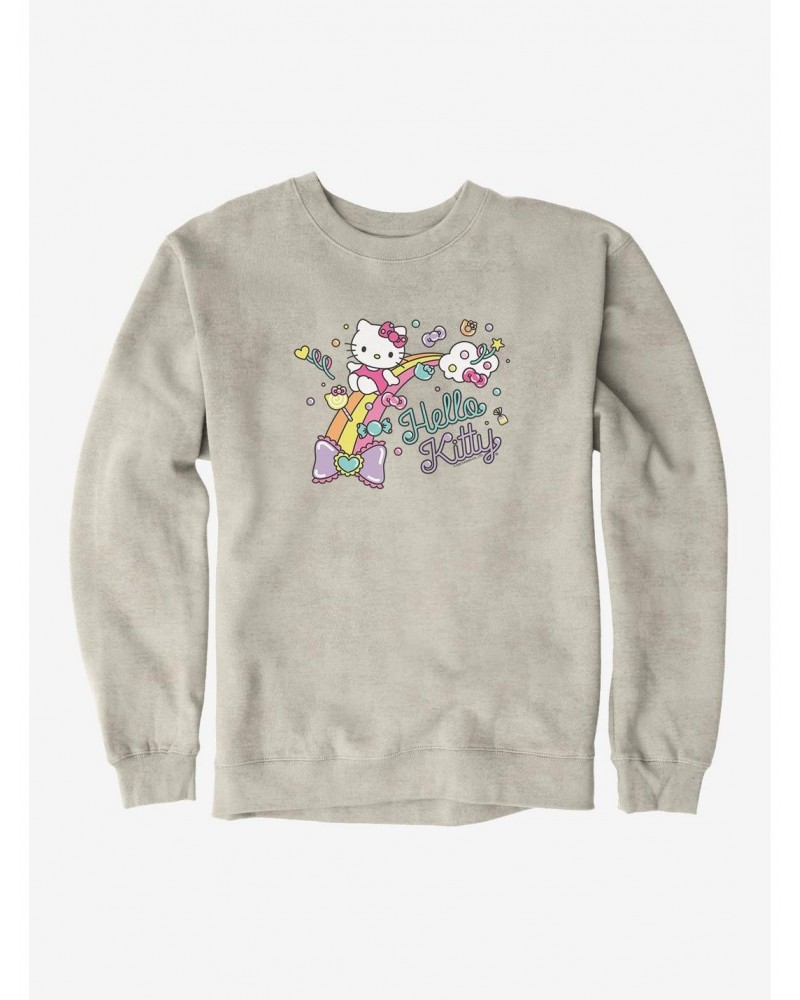 Hello Kitty Sugar Rush Candy Rainbow Sweatshirt $8.86 Sweatshirts