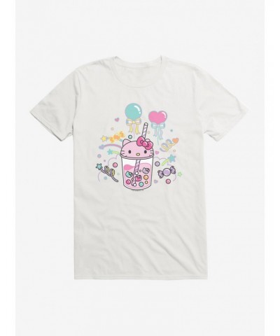 Hello Kitty Sugar Rush Candy Boba T-Shirt $6.12 T-Shirts