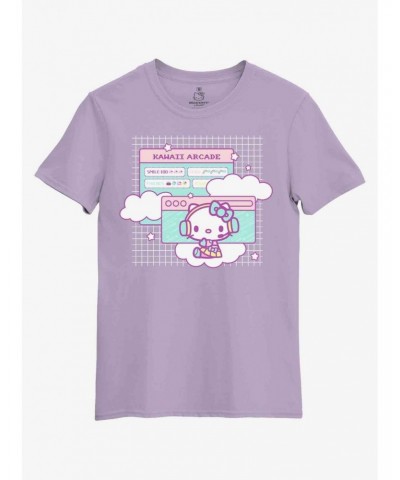 Hello Kitty Kawaii Arcade Boyfriend Fit Girls T-Shirt $7.77 T-Shirts