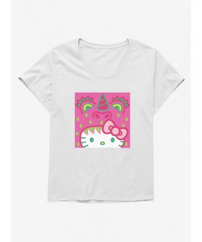 Hello Kitty Sweet Kaiju Icon Girls T-Shirt Plus Size $9.71 T-Shirts