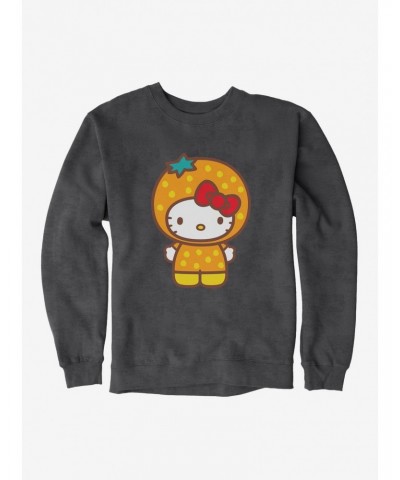 Hello Kitty Five A Day Orange Outfit Sweatshirt $13.28 Sweatshirts