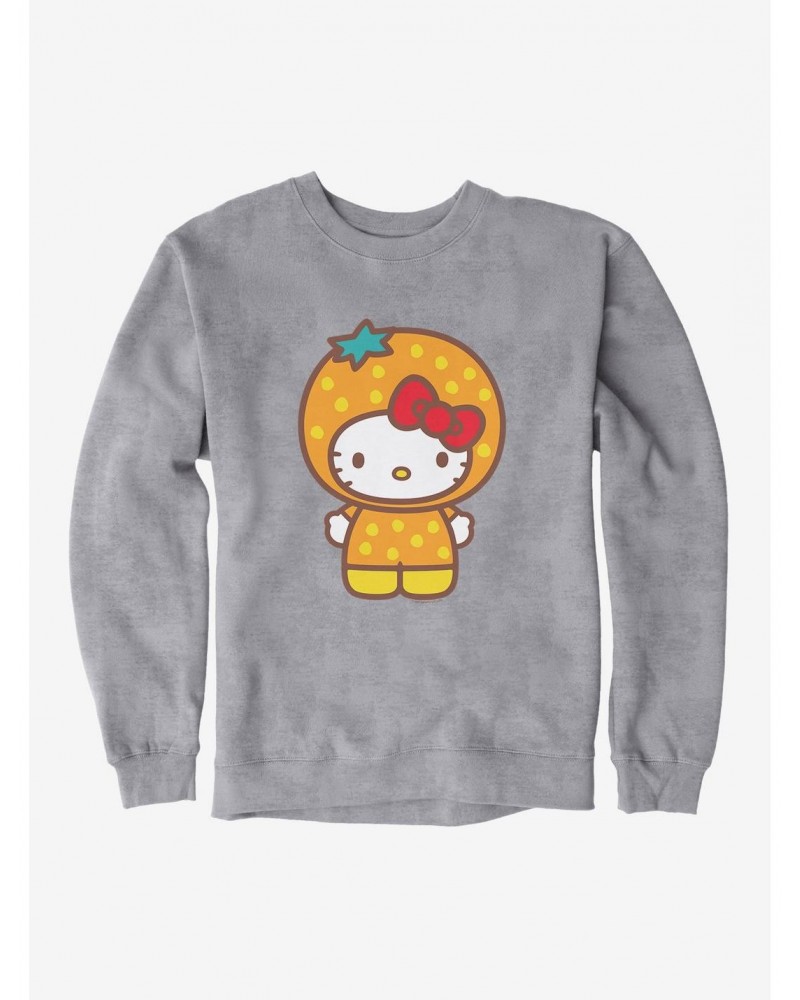 Hello Kitty Five A Day Orange Outfit Sweatshirt $13.28 Sweatshirts