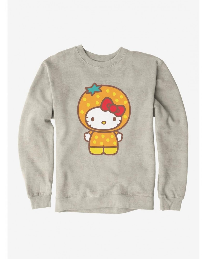 Hello Kitty Five A Day Orange Outfit Sweatshirt $13.28 Sweatshirts