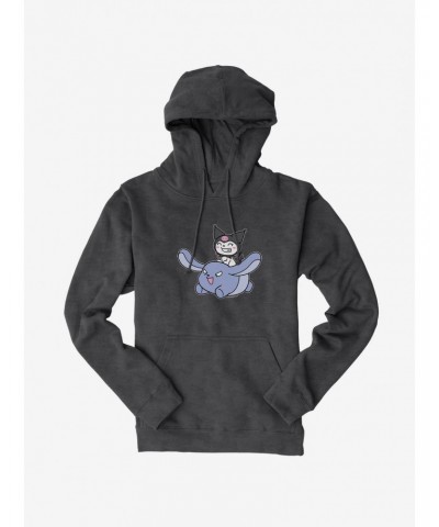 Kuromi Happy Baku Flying Hoodie $12.57 Hoodies