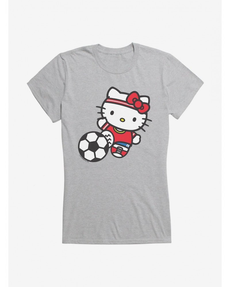 Hello Kitty Soccer Kick Girls T-Shirt $6.57 T-Shirts