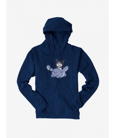 Kuromi Happy Baku Flying Hoodie $12.57 Hoodies