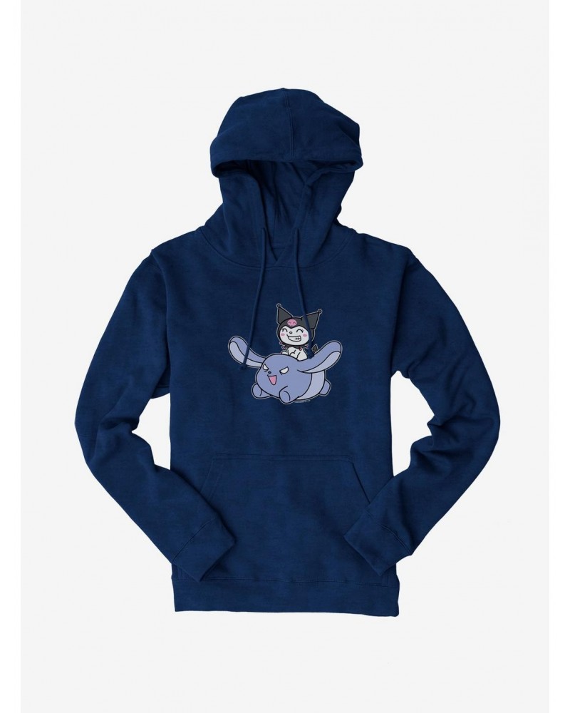 Kuromi Happy Baku Flying Hoodie $12.57 Hoodies