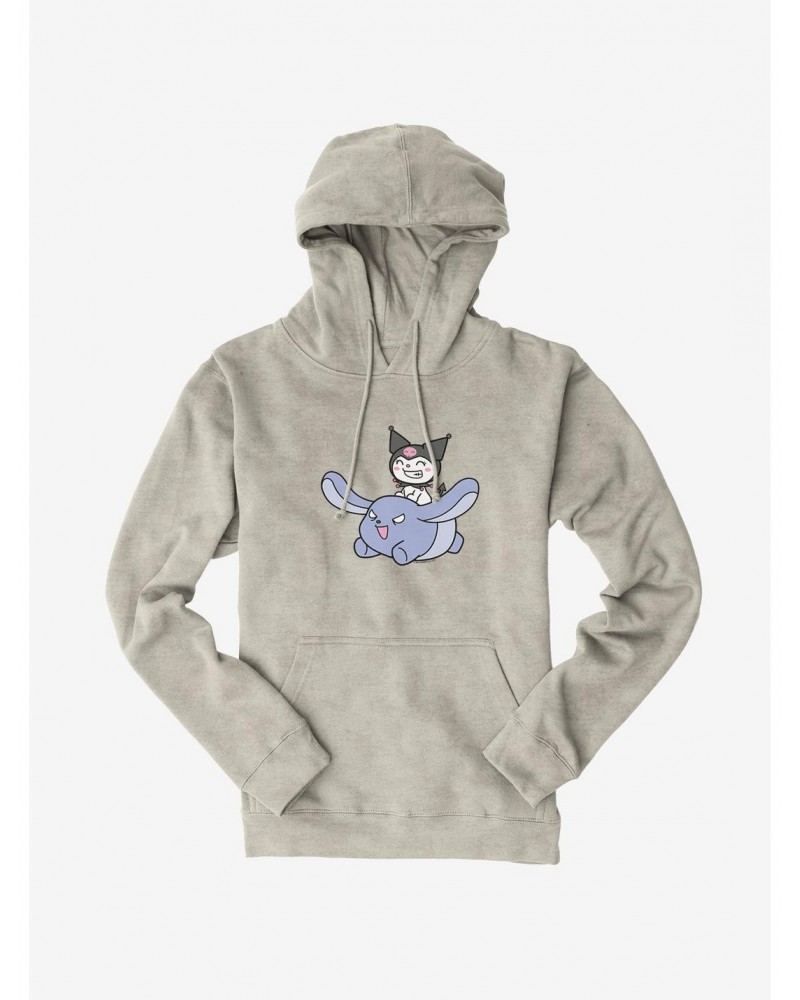 Kuromi Happy Baku Flying Hoodie $12.57 Hoodies