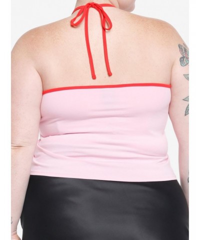 Hello Kitty Lollipop Girls Halter Tank Top Plus Size $11.37 Tops