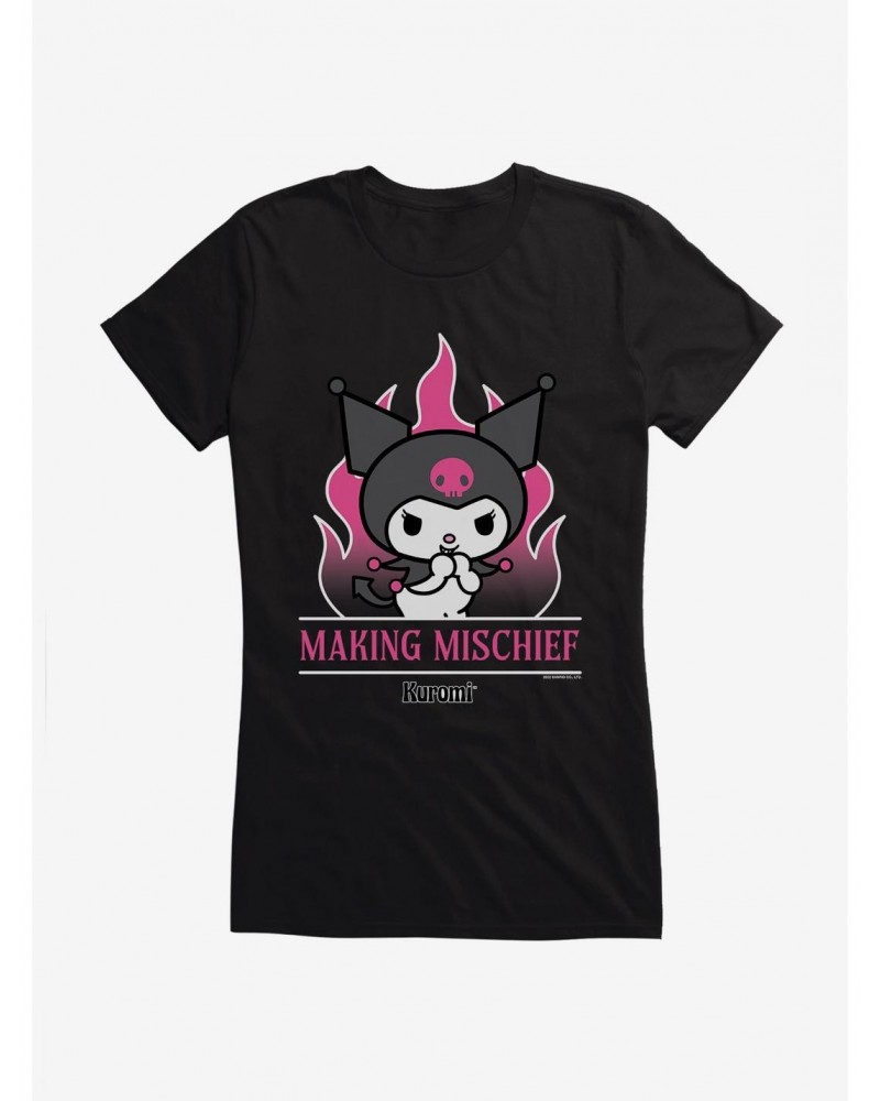 My Melody & Kuromi Making Mischief Girls T-Shirt $8.57 T-Shirts