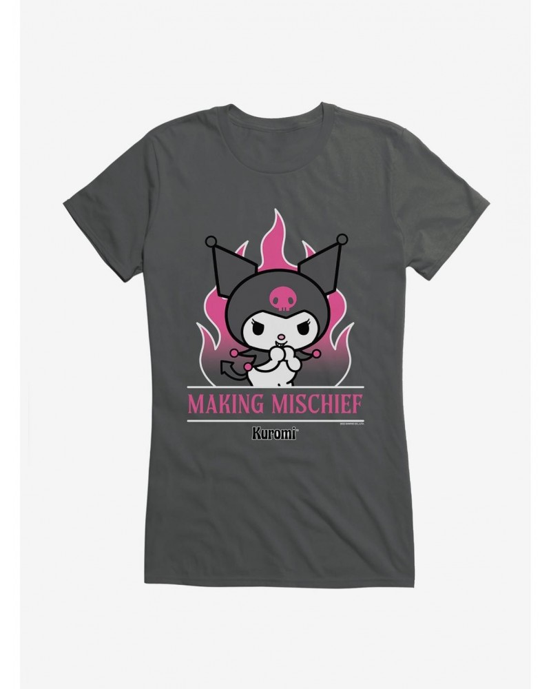 My Melody & Kuromi Making Mischief Girls T-Shirt $8.57 T-Shirts