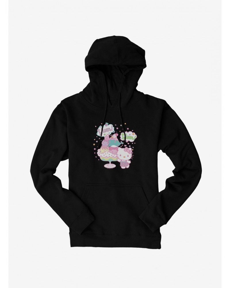 Hello Kitty Kawaii Vacation Dessert Time Hoodie $13.29 Hoodies